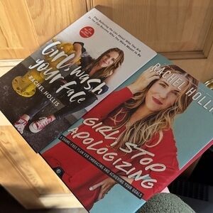 Rachel Hollis Book Set - Girl, Wash Your Face & Girl, Stop Apologizing